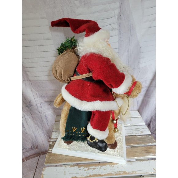 Enesco large Santa reindeer packages Xmas decor ce - Picture 4 of 6